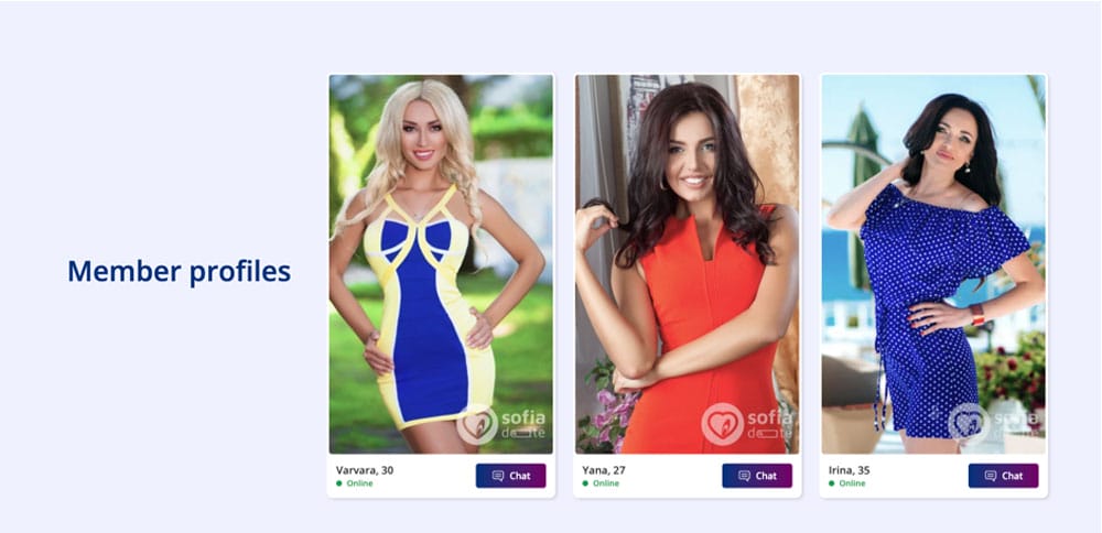 SofiaDate members profiles